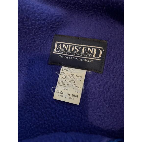 Vintage Land’s End Women's Size S Windbreaker Jacket Pink Purple Long Sleeves - Picture 4 of 6